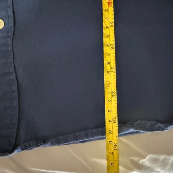 Vintage men's Tommy Hilfiger 90s logo button up long‎ sleeve size large - Picture 10 of 10